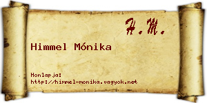 Himmel Mónika névjegykártya